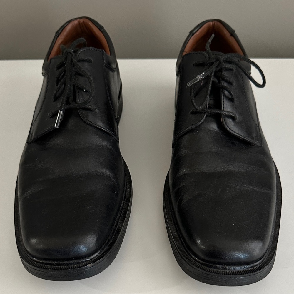 Johnston & Murphy XC4 Lace Up Sheepskin Men’s Shoe Size 9 Black